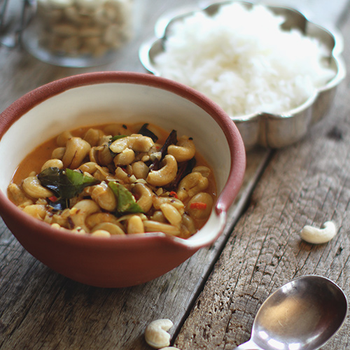 Cashew nut curry recipe