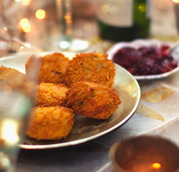 Fish Cakes with a Vermicelli Crunch