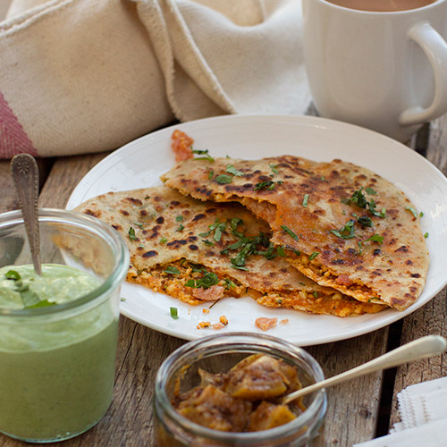 bacon parantha blog