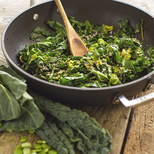 spiced summer greens blog