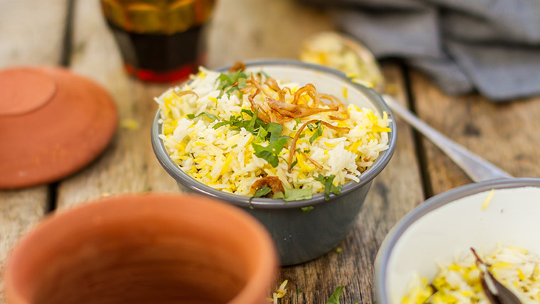 Vegetable Biryani Hari Ghotra