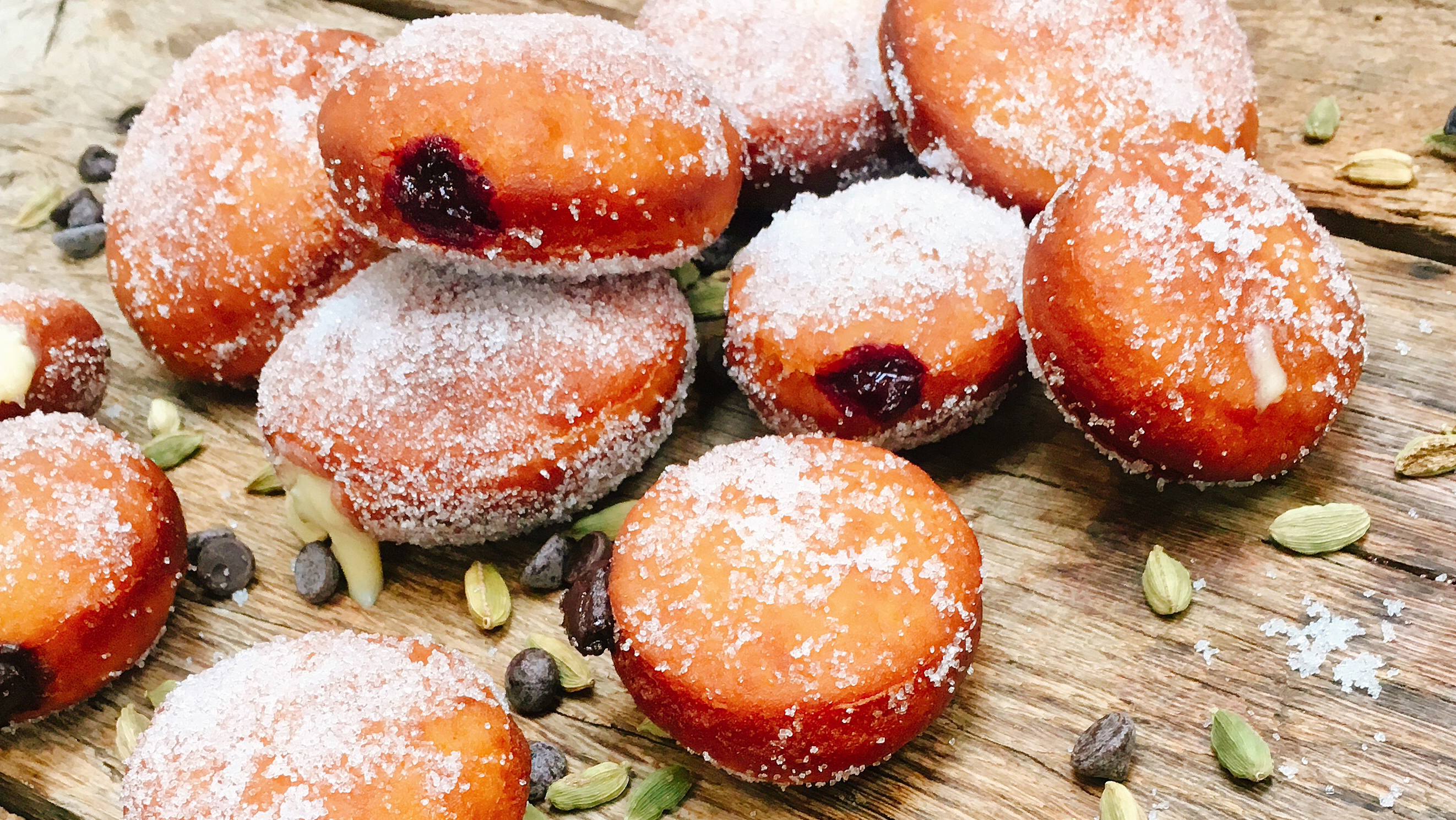 Doughnuts with Spiced Fillings