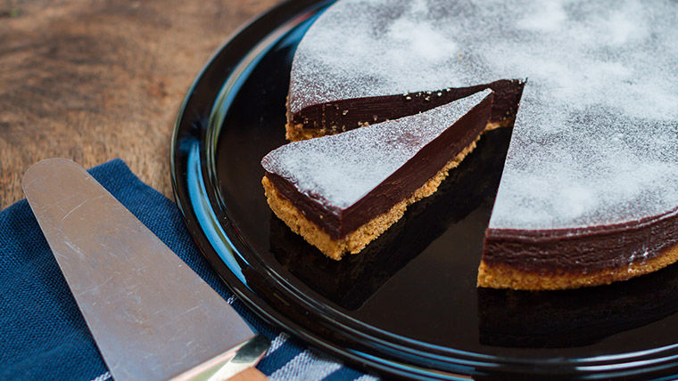 Chai Infused Chocolate Tart