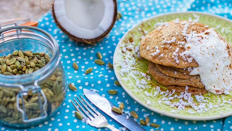 Sweet Coconut Pancakes