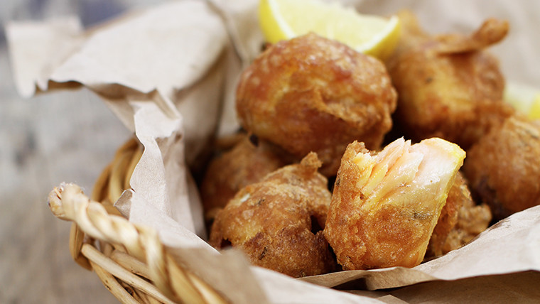 Indian fish and chips