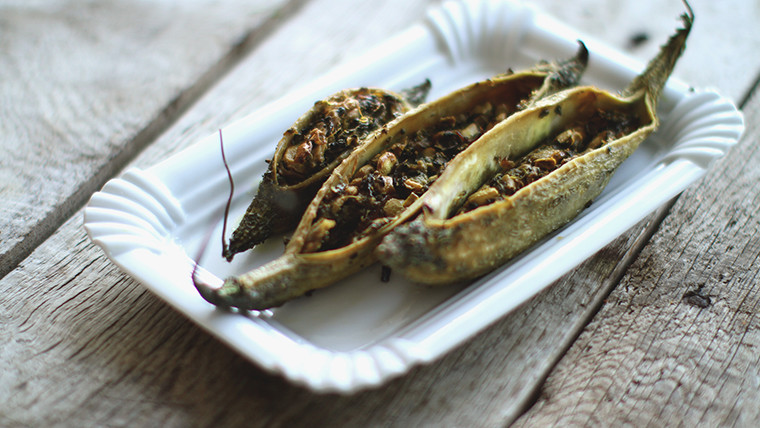 Punjabi Style Stuffed Karela