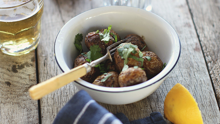 Spicy Lemon Roasted Potatoes