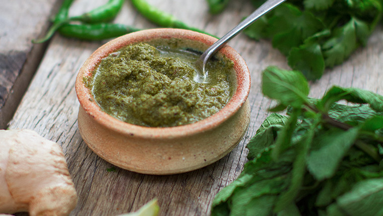 coriander and mint chutney