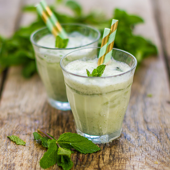 Mint Lassi Yogurt Mint Smoothie Recipe