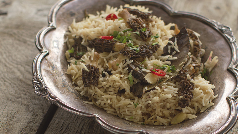 Morel Mushroom Pilau