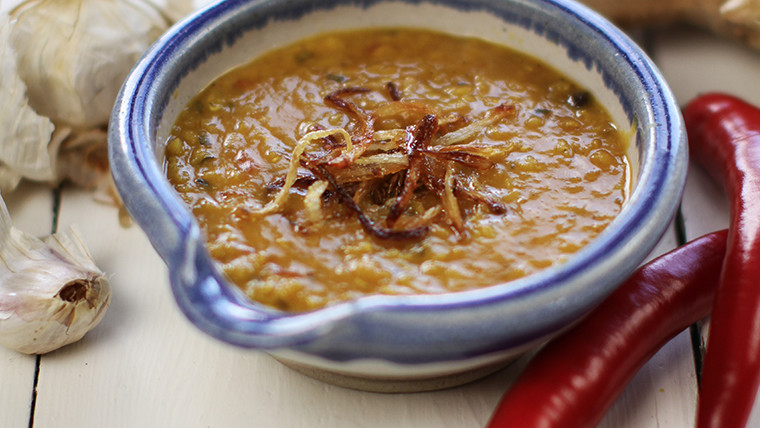 red lentil dhal hero