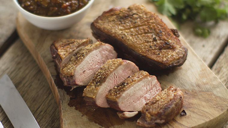 Indian Duck Breast with Tamarind Jam