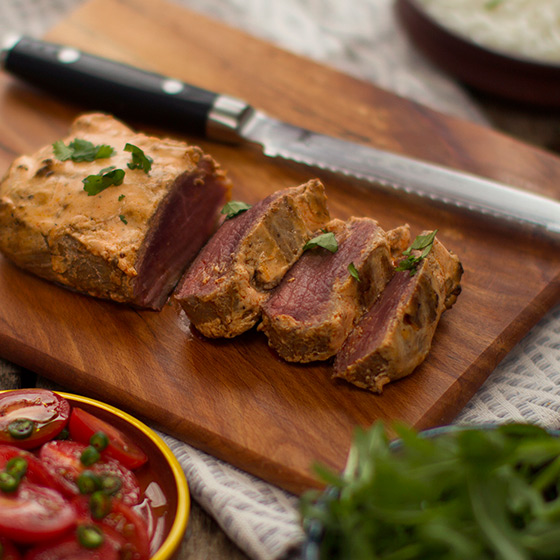 Tandoori Roasted Saddle of Lamb