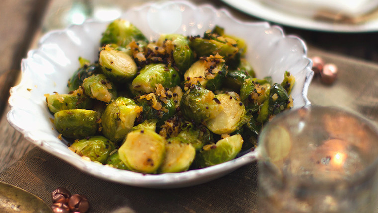 spiced sprouts xmas