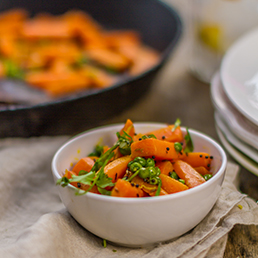 Cumin fried Carrot and Pea Curry