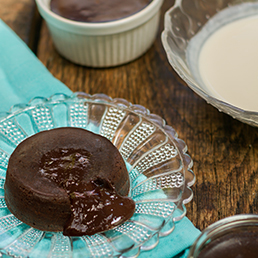 Chocolate Melting Middles with Rose Water