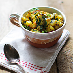 Saag Aloo 