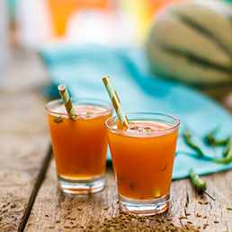 Melon Soup with a hint of Chilli