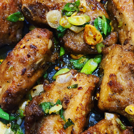 Szechuan salt and pepper ribs